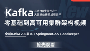 小滴-三天掌握 Kafka 消息队列 小白到专家之路大数据教程