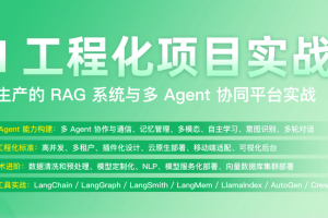 极客 AI 工程化项目实战营（完结）